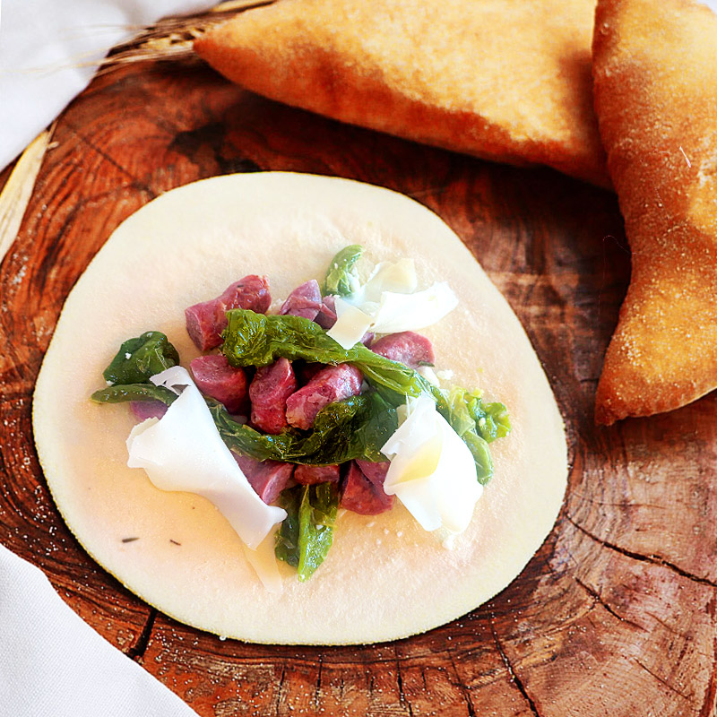 Panzerotto Salsiccia & Friggitelli